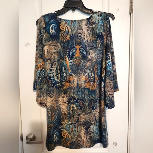 Boho shift dress with butterfly sleeves - S - Picture 4 of 5